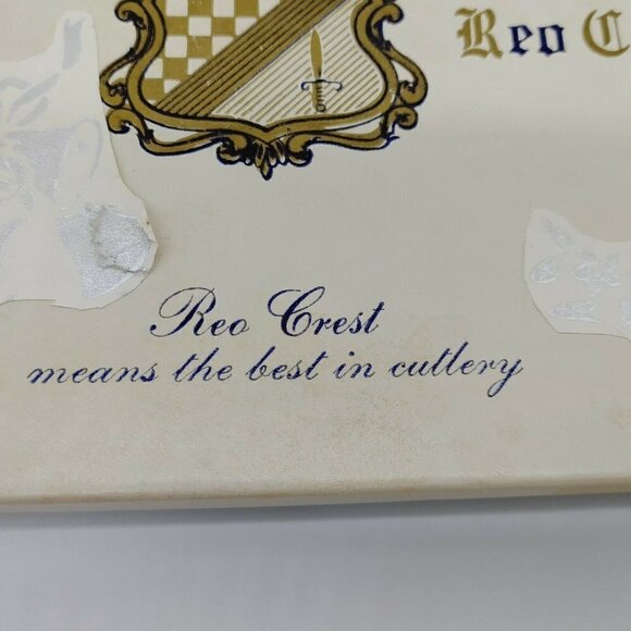 E. Parker & Sons Reo Crest Sheffield Stainless Steel Steak Knife Set Of 4 VTG - Picture 8 of 10